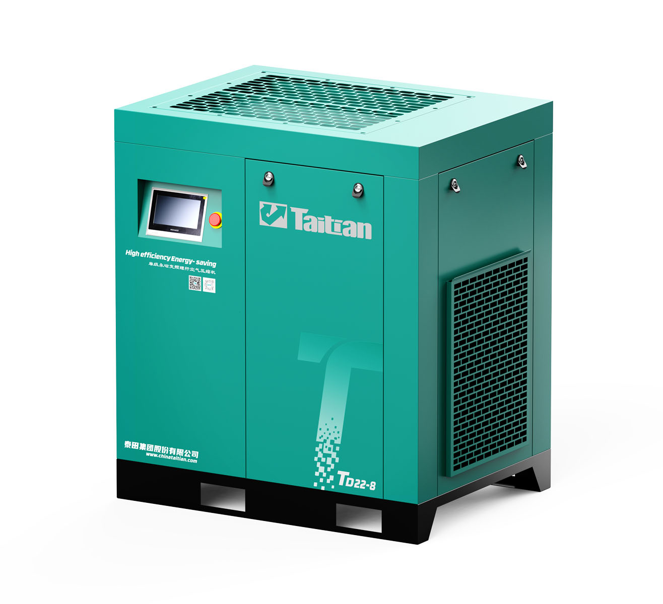 TD/TC SERIES SINGLE STAGE AIR COOLED PM FREQUENCY INVERTER 
(AIR-COOLED)  INTEGRATED TYPE SCREW AIR COMPRESSOR